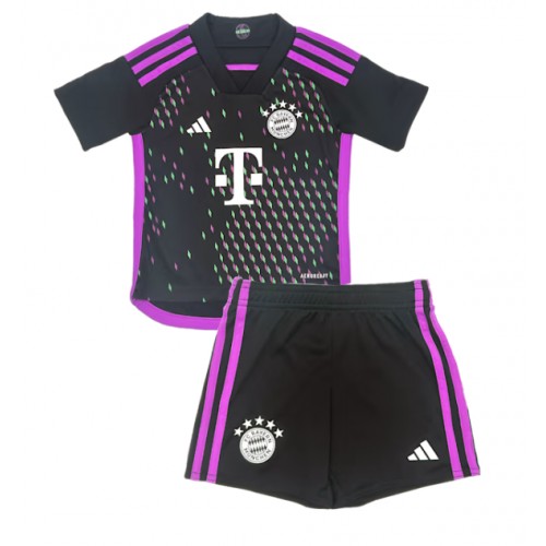 Bayern Munich Harry Kane #9 Replika Babytøj Udebanesæt Børn 2023-24 Kortærmet (+ Korte bukser)